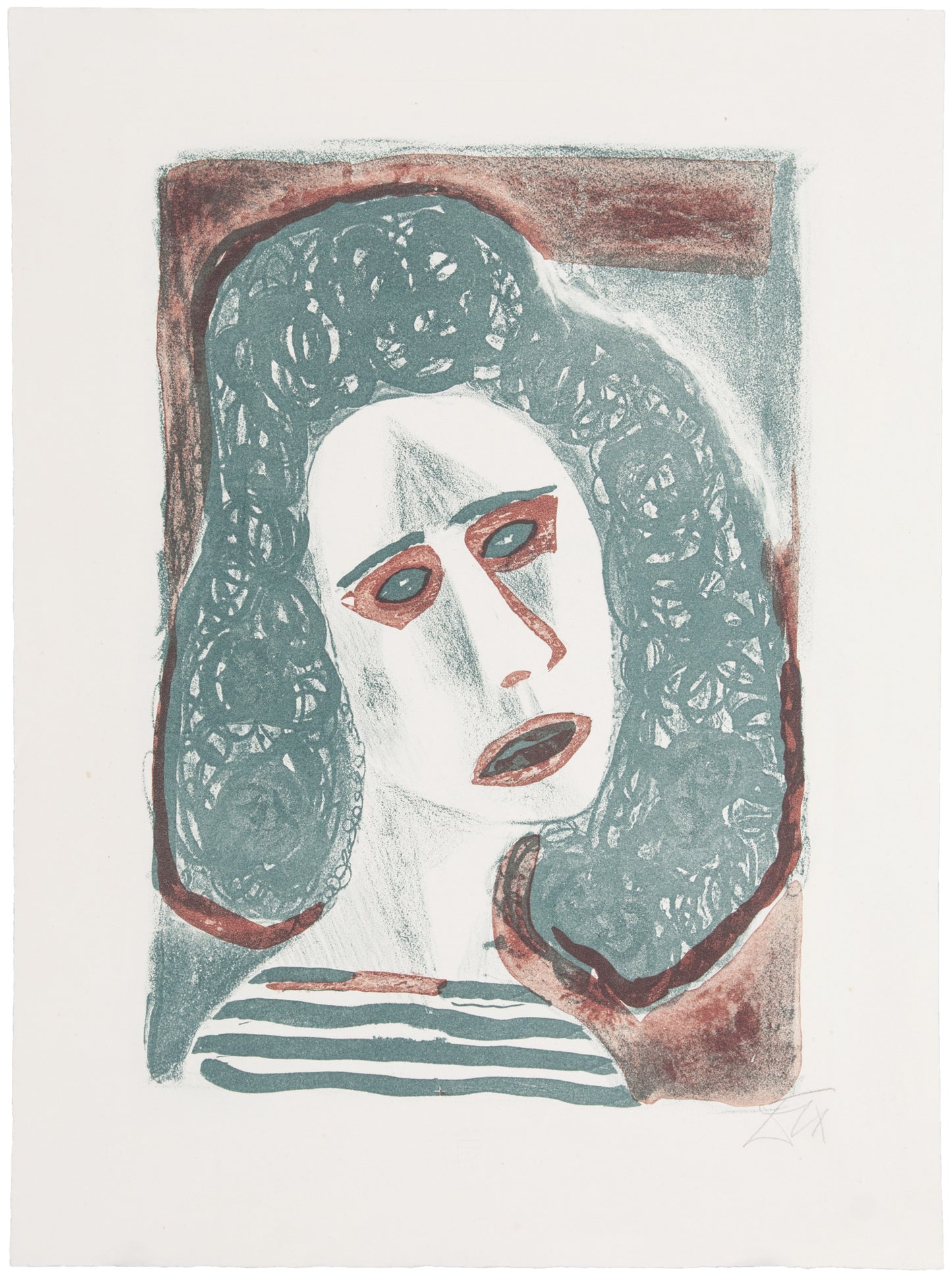 Otto Dix: Frauenkopf (Woman's head)