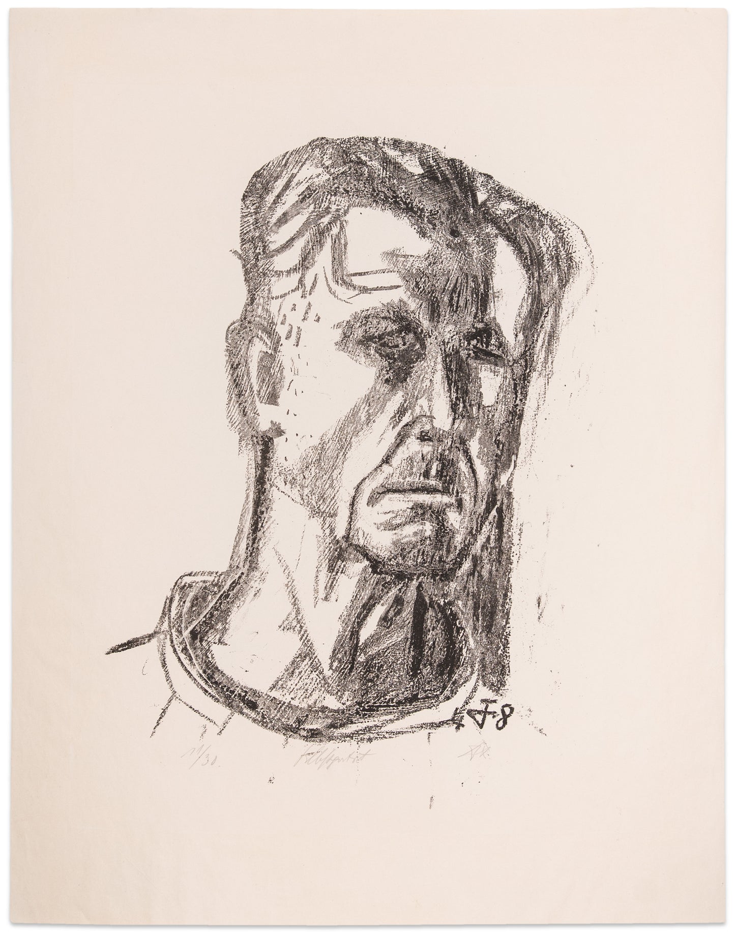 Otto Dix: Selbstbildnis VI (Self-portrait VI)