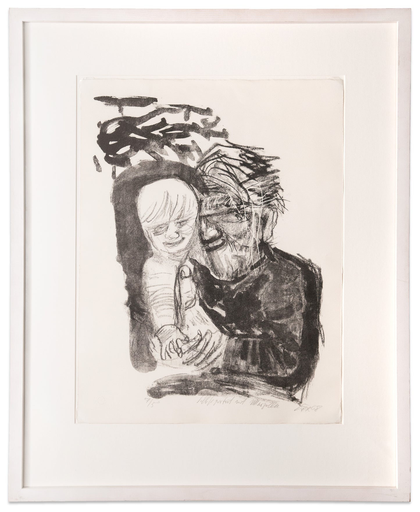 Otto Dix: Selbstportrait mit Mariella (Self-portrait with Mariella)