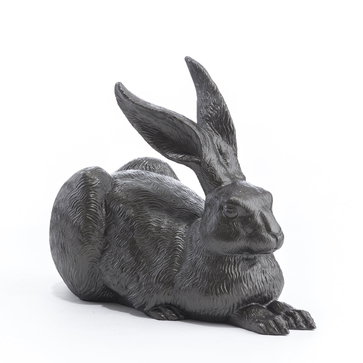 Skulptur des Dürer-Hasen von Ottmar Hörl, moderne Interpretation des berühmten Feldhasen von Albrecht Dürer, farbige Kunststofffigur
