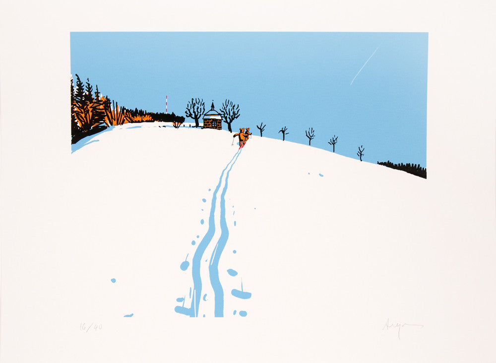 Peter Angermann: Siebdruckmappe "Medvedi"