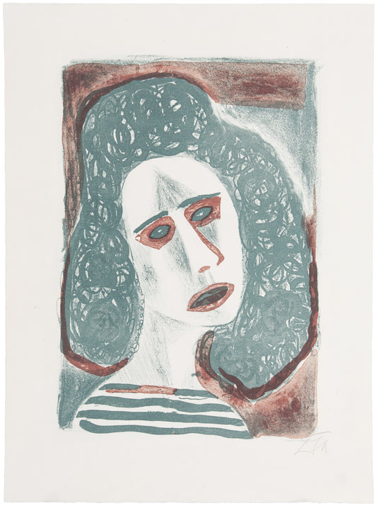 Otto Dix: Frauenkopf (Woman's head)