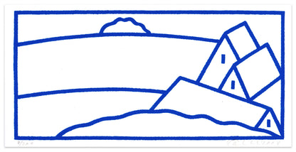 Udo Kaller: Landschaft im Winter (Winter landscape)