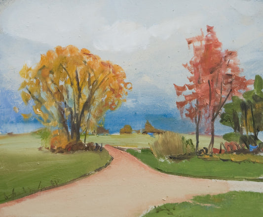 Jochen Pankrath: gelber und roter Baum (yellow and red tree)