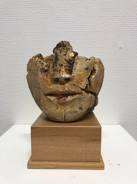 Dietrich Klinge: Kopf 349 mit Eichensockel