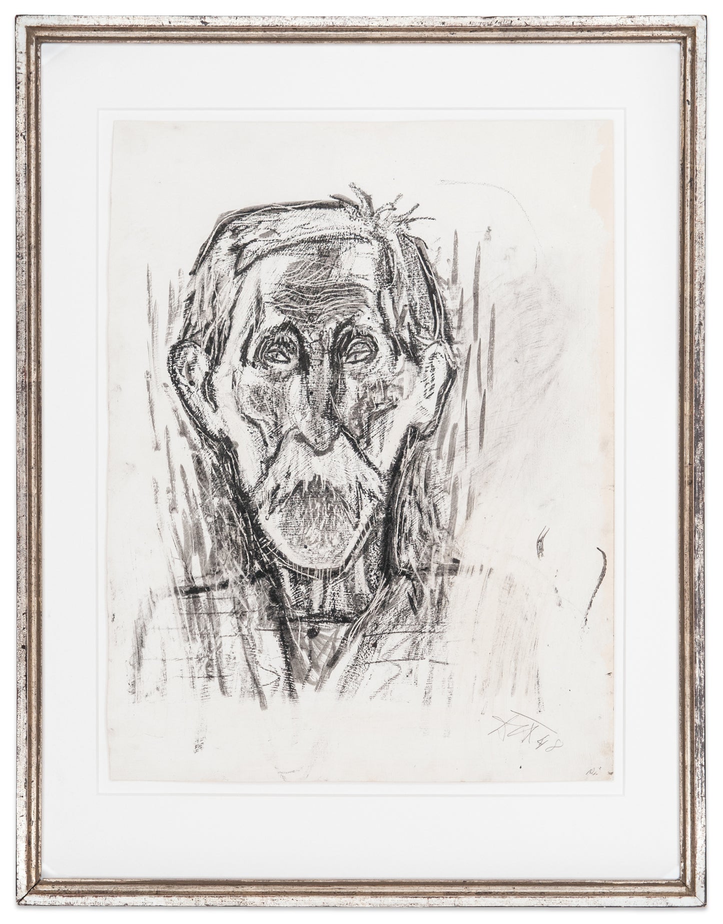 Otto Dix: Alter Fischer (von vorn) (Old fisherman [from the front])