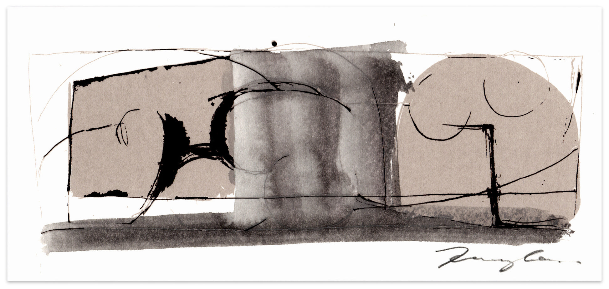 Thomas Junghans: liegender Akt (reclining nude)