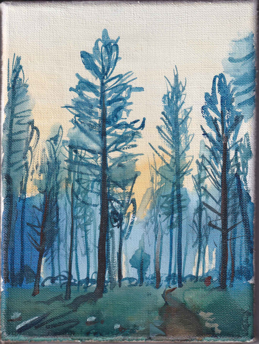 Jochen Pankrath: kleiner Waldweg VI