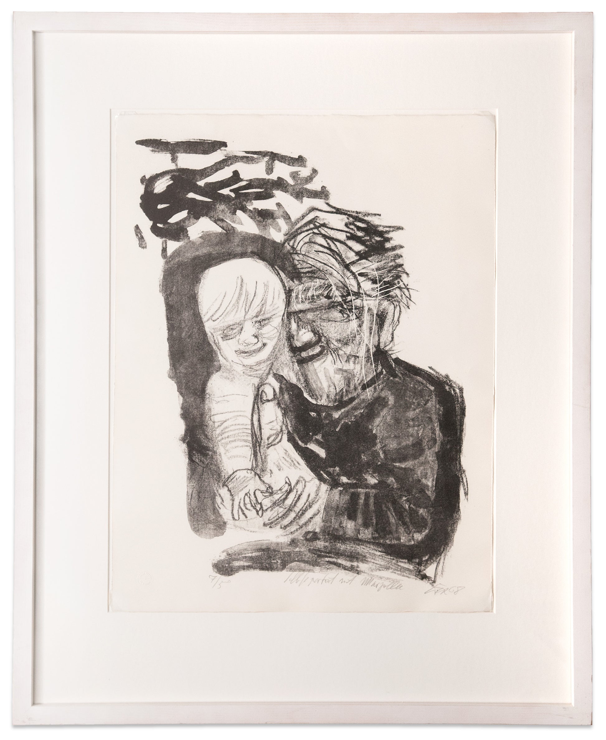 Otto Dix: Selbstportrait mit Mariella (Self-portrait with Mariella)