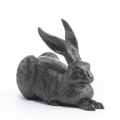 Skulptur des Dürer-Hasen von Ottmar Hörl, moderne Interpretation des berühmten Feldhasen von Albrecht Dürer, farbige Kunststofffigur