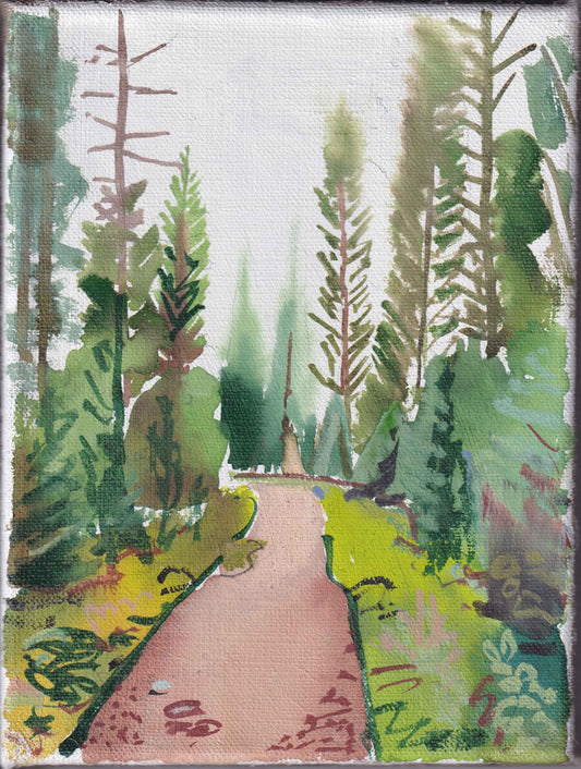 Jochen Pankrath: kleiner Waldweg VII