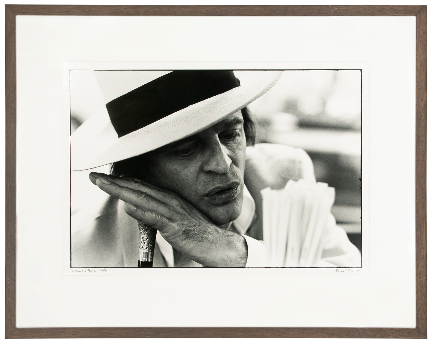 Robert Lebeck: Klaus Kinski, Rom 1969